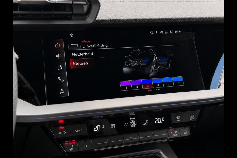 Audi A3 Sportback 40TFSI e 204pk S-Tronic Competition S Edition S-Line Pano|Kuipstoelen+Massage&Memory|Qi|Matrix|ACC|Camera|B&O|S3