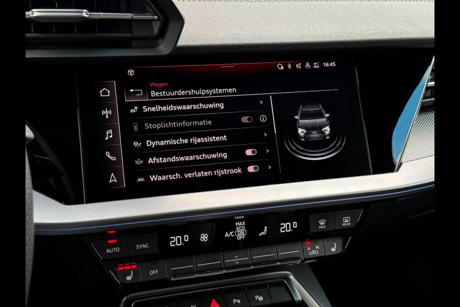 Audi A3 Sportback 40TFSI e 204pk S-Tronic Competition S Edition S-Line Pano|Kuipstoelen+Massage&Memory|Qi|Matrix|ACC|Camera|B&O|S3