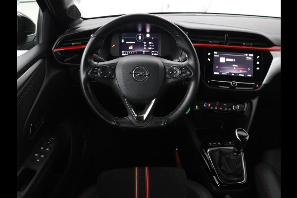 Opel Corsa 1.2 GS Line | Half leder | Cruise control | Carplay | Camera | Park assist | Virtueel dashboard | Lichtmetaal 16"