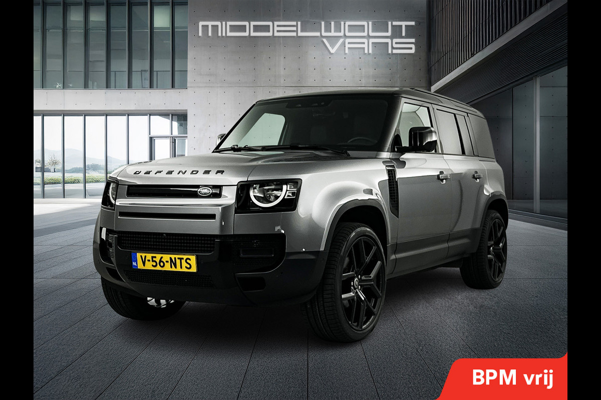 Land Rover Defender 3.0 D250 S Grijs Kenteken| 3-Pers | 3,5T-Trekhaak | 22'LMV | 360cam | stoelverwarm