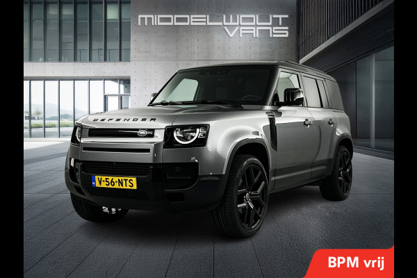 Land Rover Defender 3.0 D250 S Grijs Kenteken| 3-Pers | 3,5T-Trekhaak | 22'LMV | 360cam | stoelverwarm