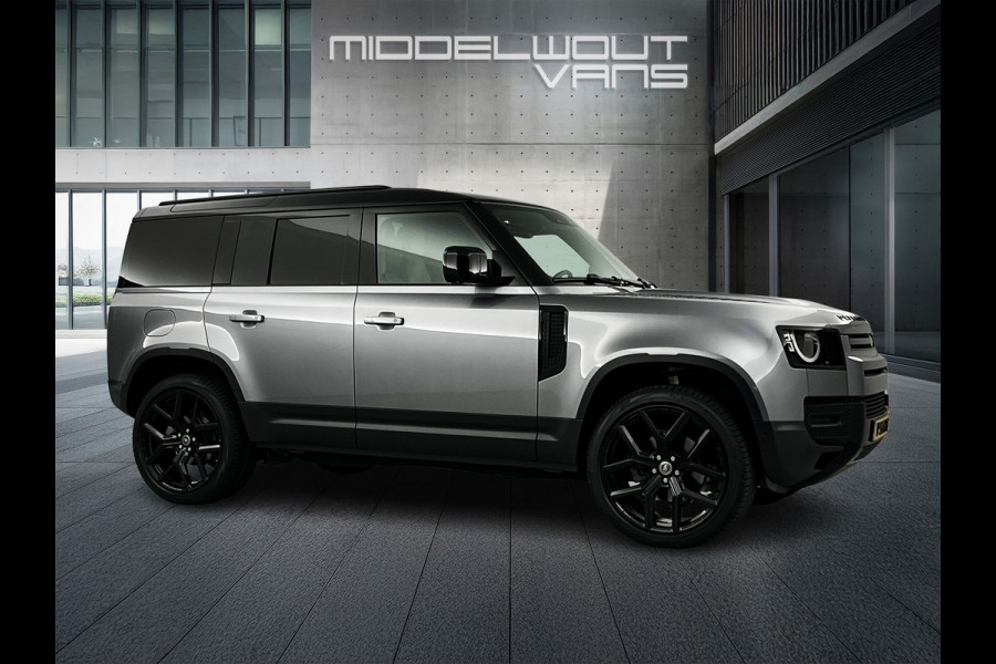 Land Rover Defender 3.0 D250 S Grijs Kenteken| 3-Pers | 3,5T-Trekhaak | 22'LMV | 360cam | stoelverwarm