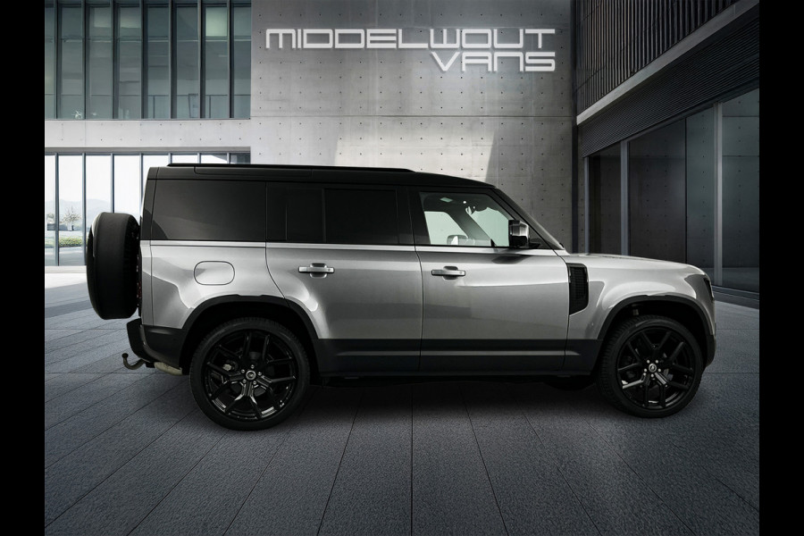 Land Rover Defender 3.0 D250 S Grijs Kenteken| 3-Pers | 3,5T-Trekhaak | 22'LMV | 360cam | stoelverwarm
