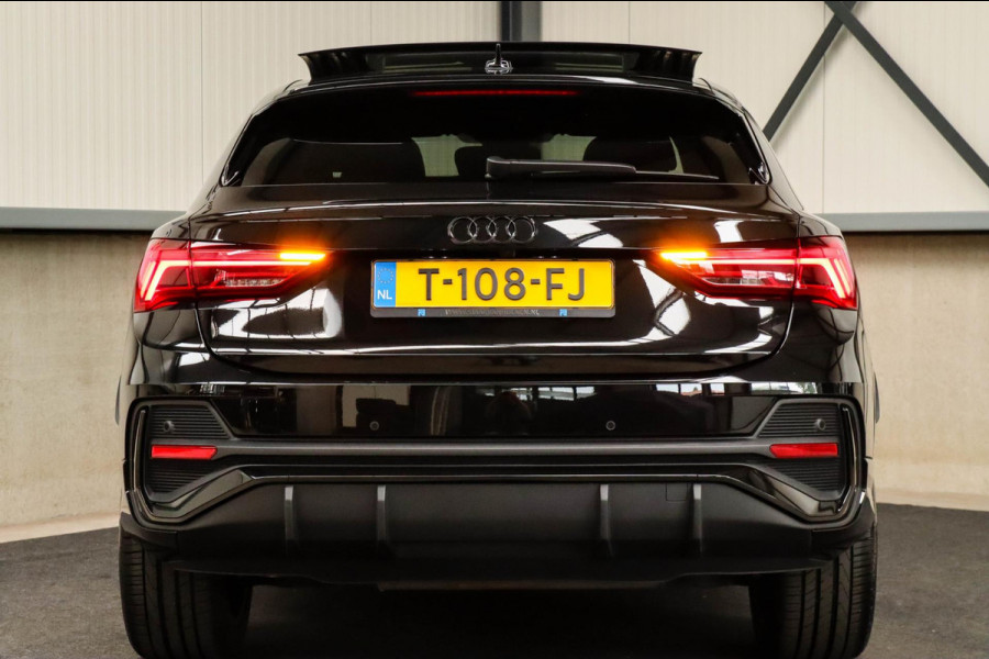 Audi Q3 Sportback 45 TFSI e S Line Edition 245pk S-Tronic 1e Eig|DLR|Panoramadak|Virtual Cockpit|LED Matrix|Leder|ACC|Camera|Black
