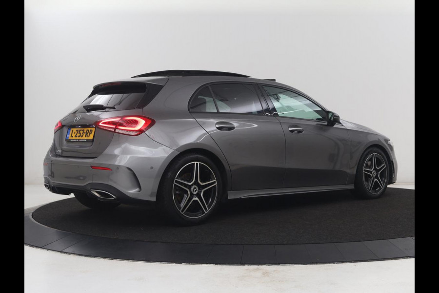 Mercedes-Benz A-Klasse 200 AMG Business Solution Aut. | Pano | LED | Half sfeerverlichting | Sfeerverlichting | Elec. Stoelen | Stoelverwarming | Virtual Display | Navi | Camera | Trekaak | Carplay