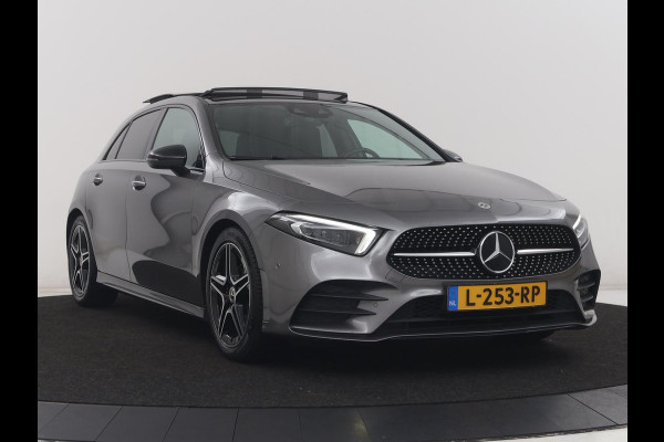 Mercedes-Benz A-Klasse 200 AMG Business Solution Aut. | Pano | LED | Half sfeerverlichting | Sfeerverlichting | Elec. Stoelen | Stoelverwarming | Virtual Display | Navi | Camera | Trekaak | Carplay