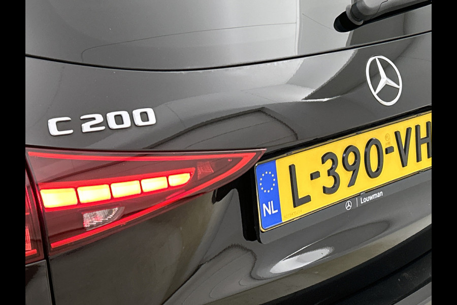 Mercedes-Benz C-Klasse Estate 200 Launch Edition Luxury Line | Panoramadak | Leder | Burmester | 360 Camera | Memory | Inclusief 24 maanden MB Certified garantie voor Europa.