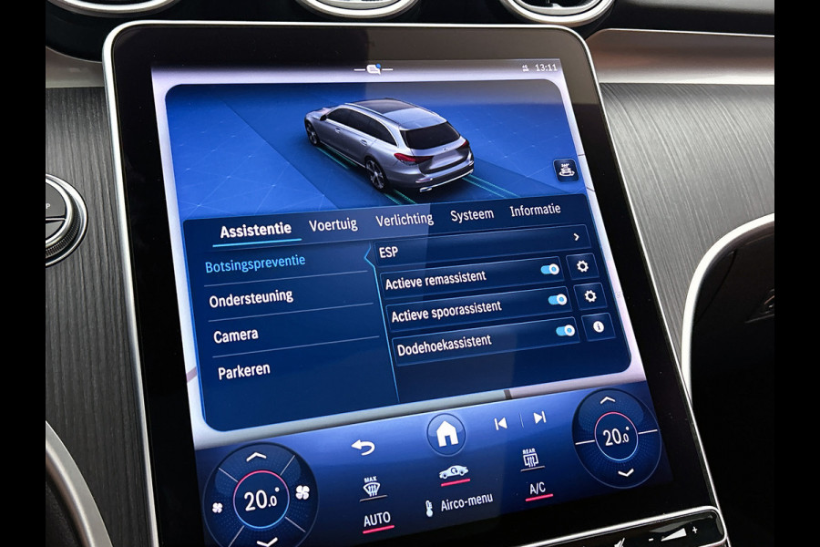 Mercedes-Benz C-Klasse Estate 200 Launch Edition Luxury Line | Panoramadak | Leder | Burmester | 360 Camera | Memory | Inclusief 24 maanden MB Certified garantie voor Europa.