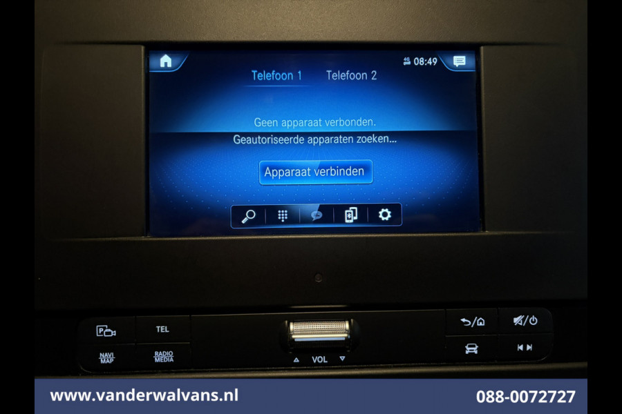 Mercedes-Benz Sprinter 317 CDI 170pk L2H2 Euro6 Airco | 360 graden Camera | Navigatie | Apple Carplay | Cruisecontrol Android Auto, Chauffeursstoel, Stoelverwarming, Parkeersensoren, Bijrijdersbank