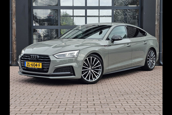 Audi A5 Sportback 35 TFSI Sport S-line edition | LED | Zwart optiek | Trekhaak | Sportstoelen | PDC | Keyless | Navi | Elek. achterklep | Afgevlakt stuur |