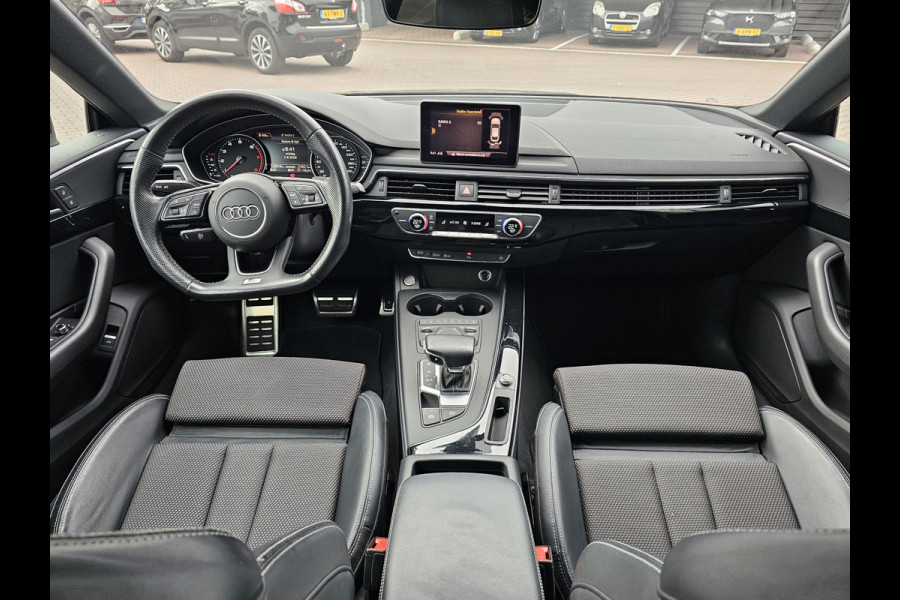 Audi A5 Sportback 35 TFSI Sport S-line edition | LED | Zwart optiek | Trekhaak | Sportstoelen | PDC | Keyless | Navi | Elek. achterklep | Afgevlakt stuur |