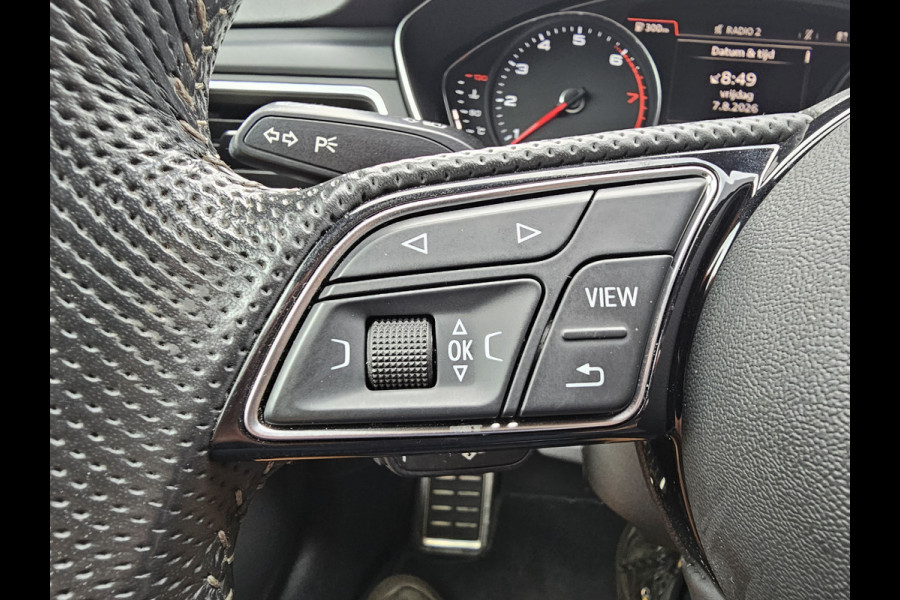 Audi A5 Sportback 35 TFSI Sport S-line edition | LED | Zwart optiek | Trekhaak | Sportstoelen | PDC | Keyless | Navi | Elek. achterklep | Afgevlakt stuur |