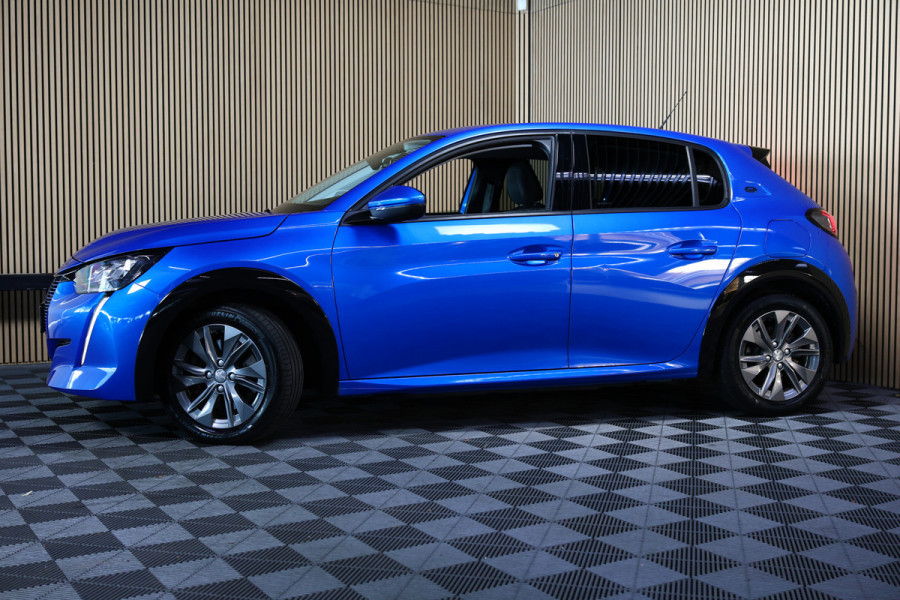 Peugeot e-208 EV Blue Lease Allure 50 kWh AVM VIRTUAL KEYLESS CLIMA CAMERA CRUISE PARK ASS BT"21