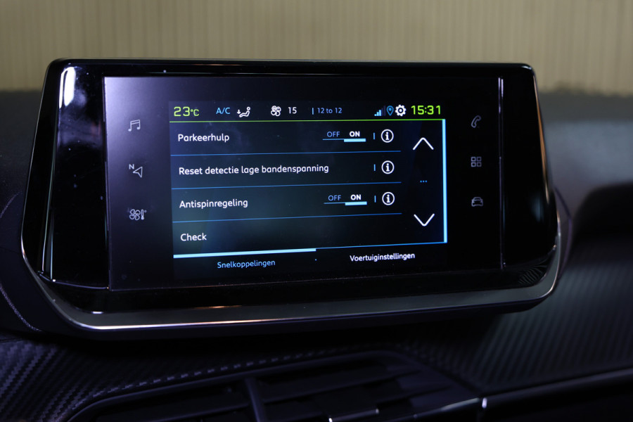 Peugeot e-208 EV Blue Lease Allure 50 kWh AVM VIRTUAL KEYLESS CLIMA CAMERA CRUISE PARK ASS BT"21
