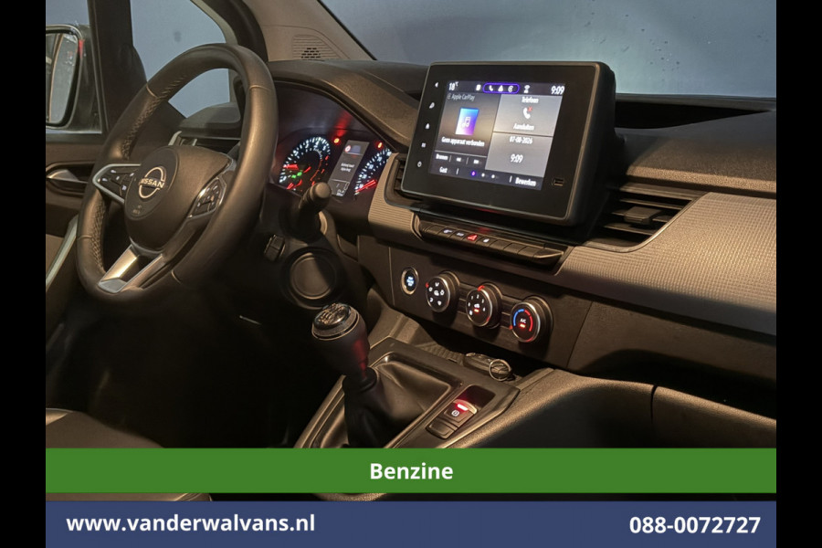 Nissan Townstar 1.3 TCe 131pk Benzine L1H1 Euro6 Airco | Camera | LED | Apple Carplay | Cruisecontrol Parkeersensoren, 1500kg trekvermogen