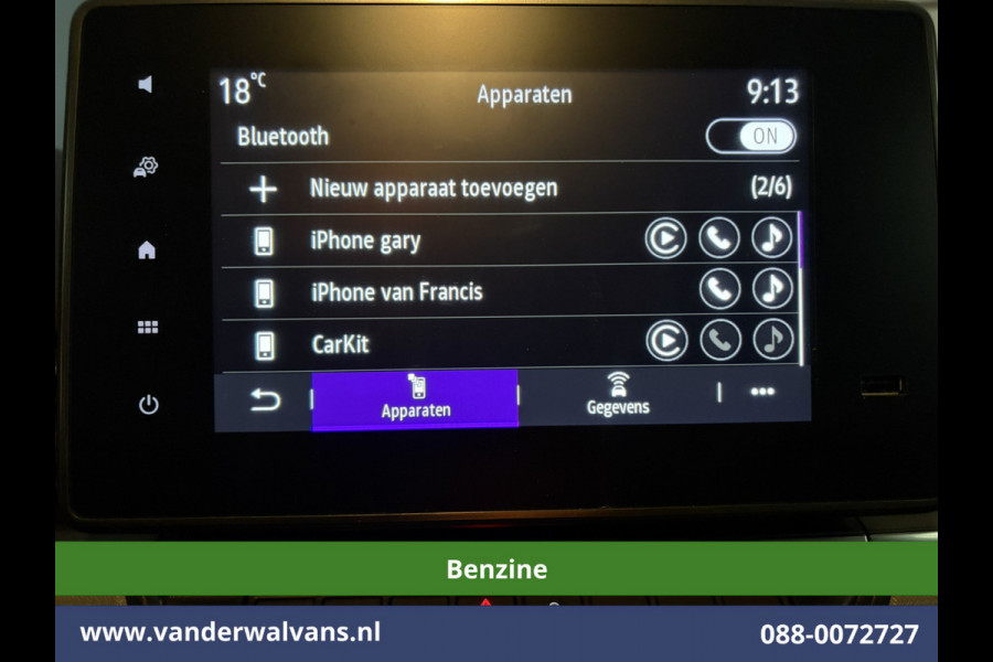 Nissan Townstar 1.3 TCe 131pk Benzine L1H1 Euro6 Airco | Camera | LED | Apple Carplay | Cruisecontrol Parkeersensoren, 1500kg trekvermogen