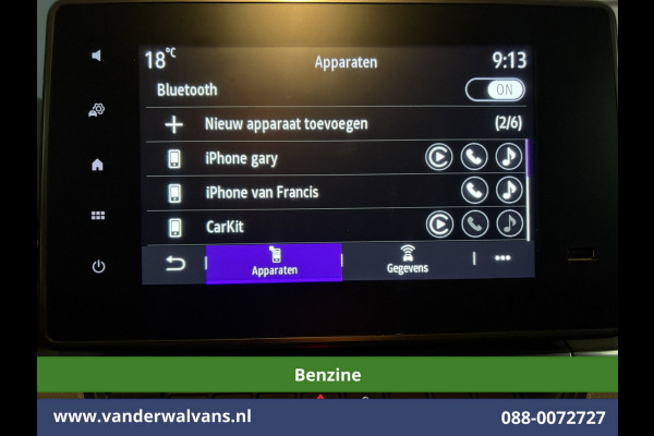 Nissan Townstar 1.3 TCe 131pk Benzine L1H1 Euro6 Airco | Camera | LED | Apple Carplay | Cruisecontrol Parkeersensoren, 1500kg trekvermogen