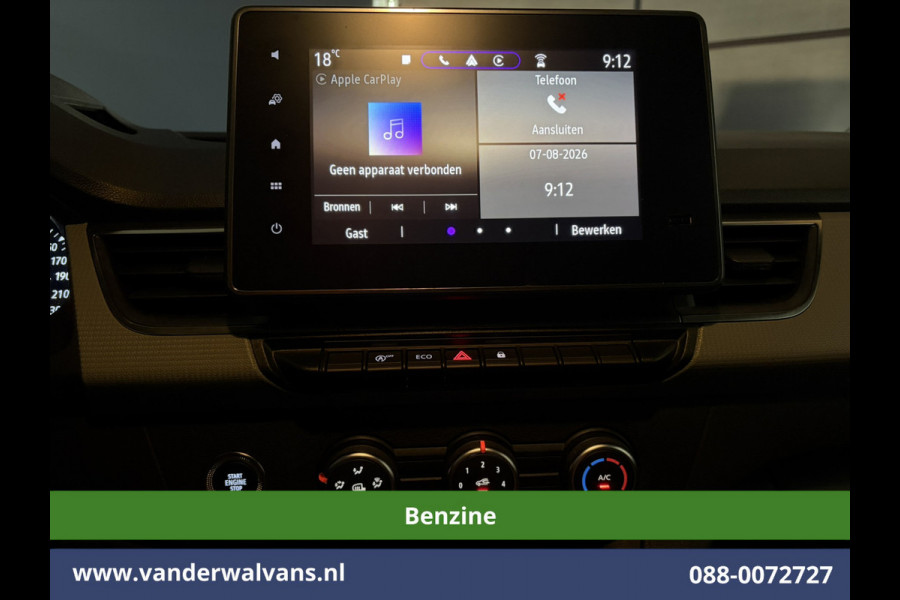 Nissan Townstar 1.3 TCe 131pk Benzine L1H1 Euro6 Airco | Camera | LED | Apple Carplay | Cruisecontrol Parkeersensoren, 1500kg trekvermogen