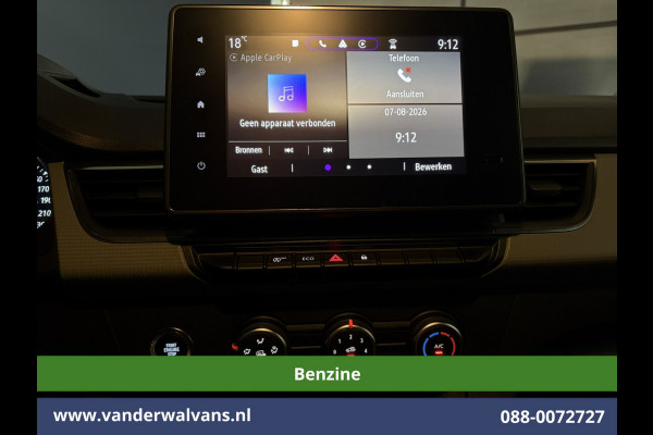 Nissan Townstar 1.3 TCe 131pk Benzine L1H1 Euro6 Airco | Camera | LED | Apple Carplay | Cruisecontrol Parkeersensoren, 1500kg trekvermogen