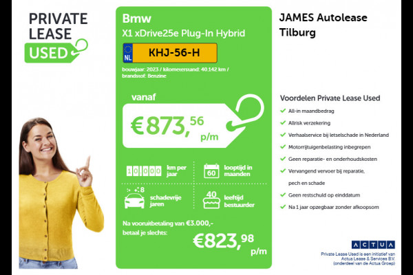 BMW X1 xDrive25e Plug-In Hybrid PANORAMADAK | EL. BED. STOEL | MASSAGE | AD-LED