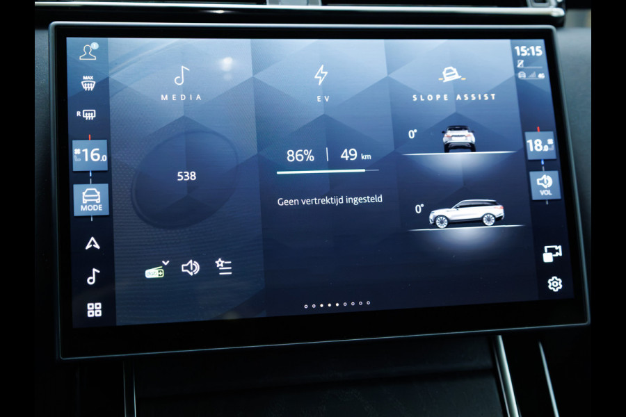 Land Rover Range Rover Velar 2.0 P400e R-Dynamic HSE 404 PK | Meridian Audio | 360 Camera | 21"LMV | Stoelverw. | Memory best. stoel | Elec. verst. stuurkolom, Electrische achterklep, Matrix Led, Navigatie, App. connect, Extra getint glas
