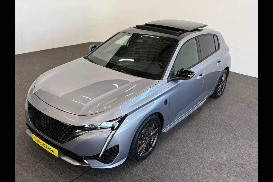 Peugeot 308 1.6 Plug-in Hybrid 180 GT Panoramadak Navigatie Apple Carplay Android Auto Camera Parkeersensoren Adaptive Cruise Control Full LED 18" LM Velgen Ambiente verlichting