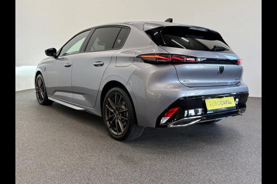 Peugeot 308 1.6 Plug-in Hybrid 180 GT Panoramadak Navigatie Apple Carplay Android Auto Camera Parkeersensoren Adaptive Cruise Control Full LED 18" LM Velgen Ambiente verlichting