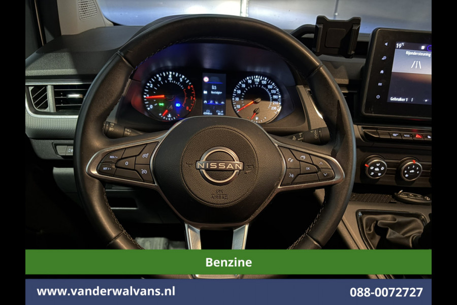 Nissan Townstar 1.3 TCe 131pk Benzine L1H1 Euro6 Airco | Camera | LED | Apple Carplay | Cruisecontrol Parkeersensoren, 1500kg trekvermogen