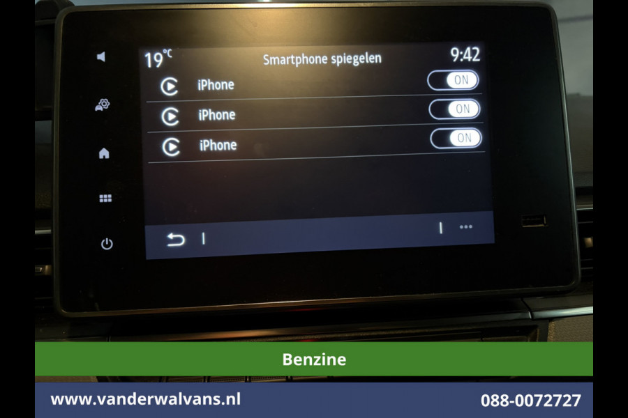 Nissan Townstar 1.3 TCe 131pk Benzine L1H1 Euro6 Airco | Camera | LED | Apple Carplay | Cruisecontrol Parkeersensoren, 1500kg trekvermogen