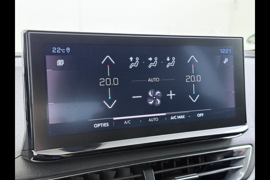 Peugeot 3008 131PK Automaat GT Adap.Cruise Stoelverwarming Elek.Achterklep 3D-Navi 360°Camera Apple Carplay Android Auto Ecc Pdc Privacy Glas Lmv Led Connected-Apps Bluetooth Lane Assist Led Dodehoeksensor Voorzien van All-Season banden