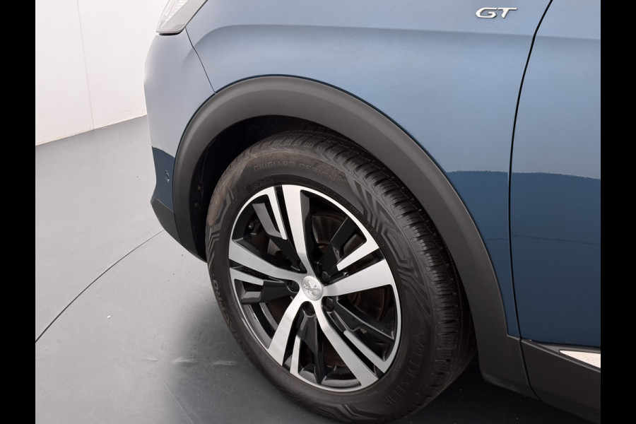 Peugeot 3008 131PK Automaat GT Adap.Cruise Stoelverwarming Elek.Achterklep 3D-Navi 360°Camera Apple Carplay Android Auto Ecc Pdc Privacy Glas Lmv Led Connected-Apps Bluetooth Lane Assist Led Dodehoeksensor Voorzien van All-Season banden
