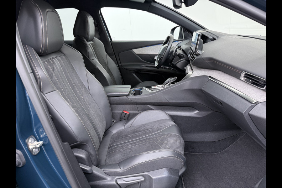Peugeot 3008 131PK Automaat GT Adap.Cruise Stoelverwarming Elek.Achterklep 3D-Navi 360°Camera Apple Carplay Android Auto Ecc Pdc Privacy Glas Lmv Led Connected-Apps Bluetooth Lane Assist Led Dodehoeksensor Voorzien van All-Season banden