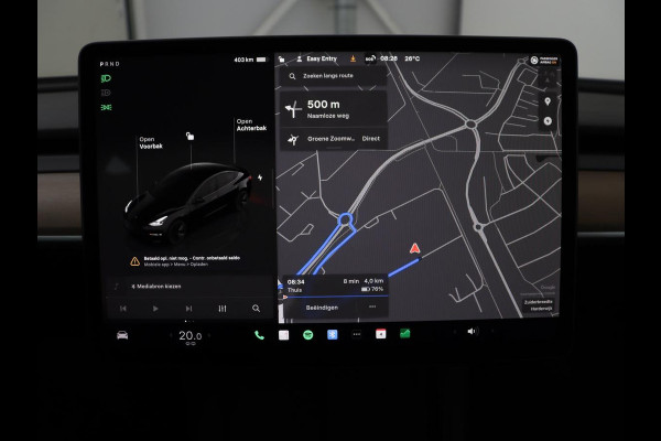 Tesla Model 3 Long Range AWD 75 kWh | SOH 88,8% | Panoramadak | Leder | Memory | Stuur/stoel verwarming | Achterbank verwarming | Adaptive cruise | Climate control