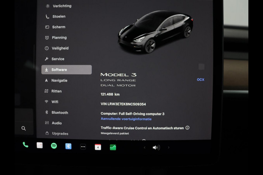 Tesla Model 3 Long Range AWD 75 kWh | SOH 88,8% | Panoramadak | Leder | Memory | Stuur/stoel verwarming | Achterbank verwarming | Adaptive cruise | Climate control
