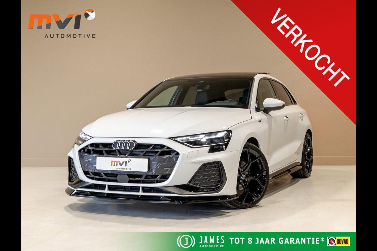 Audi A3 Sportback 35 TFSI 2x S-Line edition / 150pk / Maxton / Panorama dak / Sonos / Achteruitrij camera /