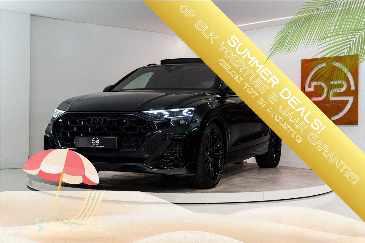 Audi Q8 60 TFSI E Quattro Competition 490PK | Pano | Kleppenuitlaat | B&O | 4 Wielsturing | VOL! Fabrieksgarantie