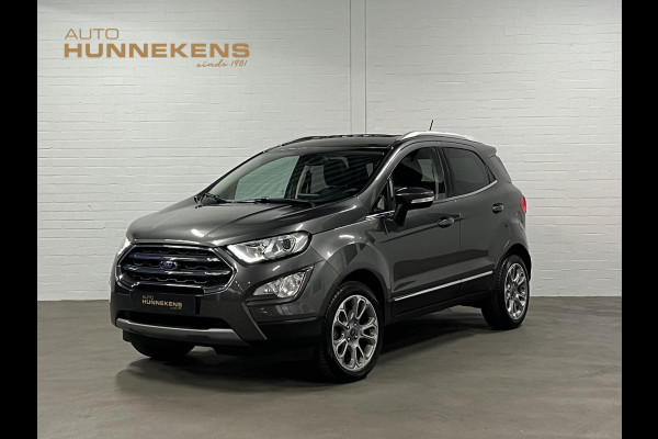 Ford EcoSport 1.0 EcoBoost Titanium Trekhaak | Open dak | Cruise control | Stuur-/Stoelverwarming | Carplay |  Verwarmde voorruit | Navigatie | Bang & Olufsen