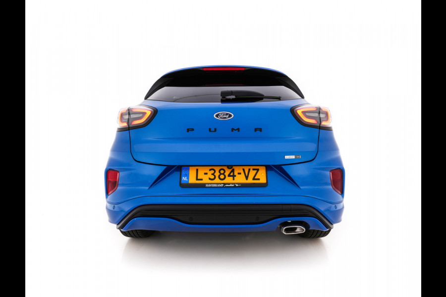 Ford Puma 1.0 EcoBoost Hybrid ST-Line X Aut. *LEATHER-FABRIC | ADAPTIVE-CRUISE | FULL-LED | BANG&OLUFSEN | BLIND-SPOT | CAMERA | HEATED-SPORTSEATS | DIGI-COCKPIT | NAVI-FULLMAP | PRIVACY-GLASS | KEYLESS | ECC | PDC | TOWBAR | 18''A