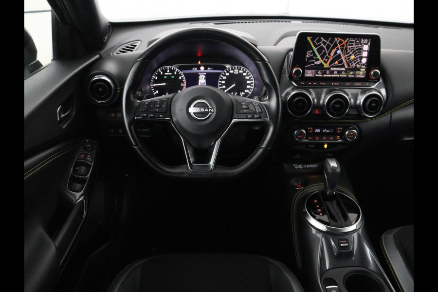 Nissan Juke 1.0 DIG-T Kiiro | Half leder | Stoelverwarming | Cruise control | Lane assist | Navigatie | Carplay | Camera | Park assist | Trekhaak