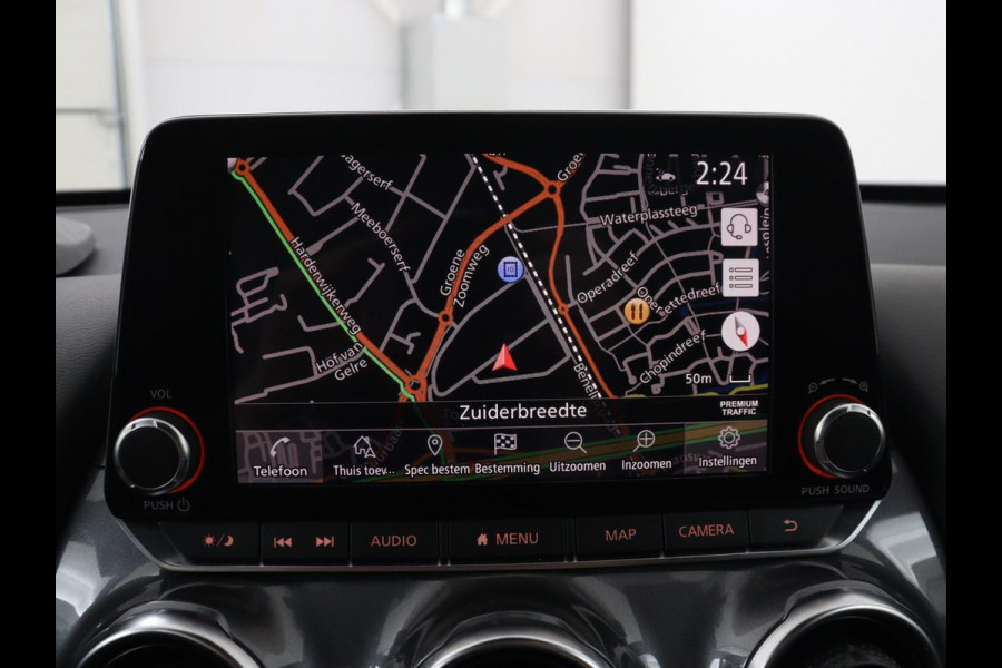 Nissan Juke 1.0 DIG-T Kiiro | Half leder | Stoelverwarming | Cruise control | Lane assist | Navigatie | Carplay | Camera | Park assist | Trekhaak