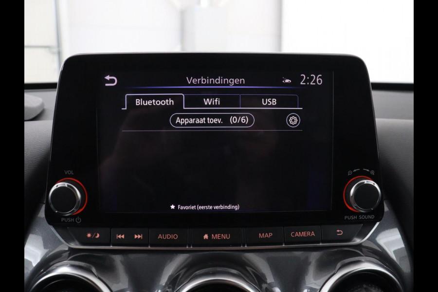 Nissan Juke 1.0 DIG-T Kiiro | Half leder | Stoelverwarming | Cruise control | Lane assist | Navigatie | Carplay | Camera | Park assist | Trekhaak