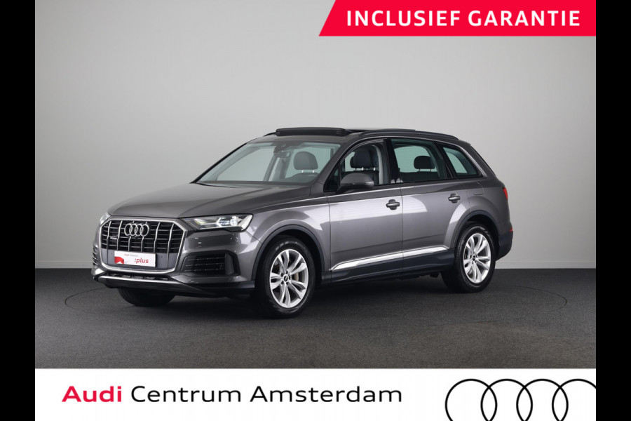 Audi Q7 55 TFSI e quattro Pro Line 340pk | Panoramadak | Parkeercamera | Lederen bekleding | Elektrisch verstelbare en verwarmbare voorstoelen |