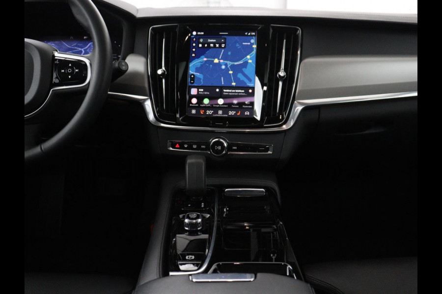 Volvo V90 2.0 T8 Plug-in hybrid AWD Plus Bright | SOH 97,1 | Panoramadak | Leder | Memory | Harman/Kardon | Stuur/stoel verwarming | Achterbank verwarming | Carplay | Cruise control | 360 Camera | Park assist | Trekhaak