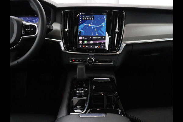 Volvo V90 2.0 T8 Plug-in hybrid AWD Plus Bright | SOH 97,1 | Panoramadak | Leder | Memory | Harman/Kardon | Stuur/stoel verwarming | Achterbank verwarming | Carplay | Cruise control | 360 Camera | Park assist | Trekhaak
