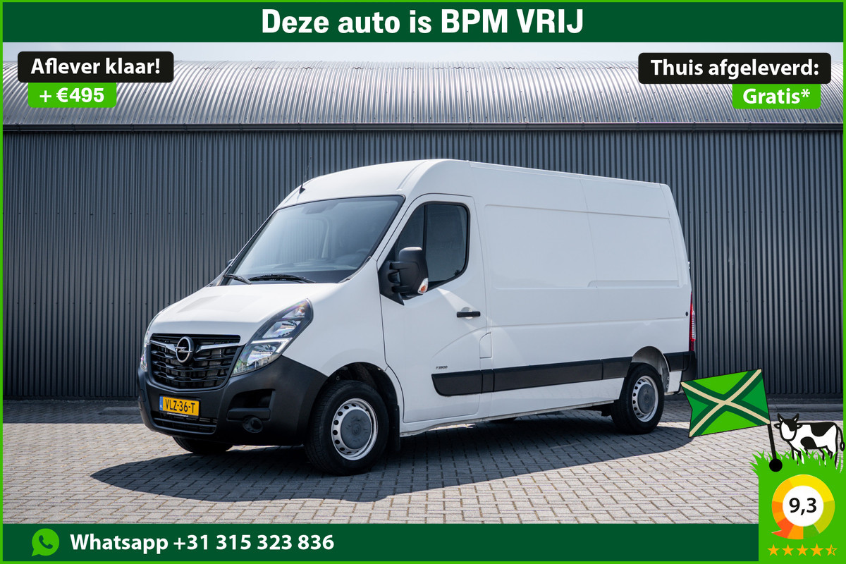 Opel Movano **2.3 CDTI L2H2 | 136 PK | 3-Zits | 1e Eigenaar | Cruise | Airco**