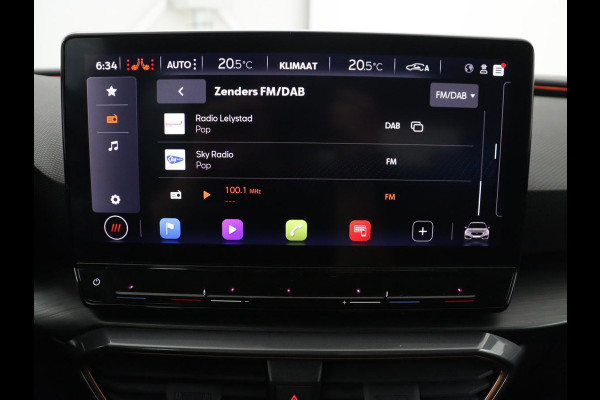 CUPRA Leon 1.5 eTSI Business Edition | Half leder | Stuur/stoel verwarming | Adaptive cruise | Lane assist | Carplay | Sfeerverlichting | Virtueel dashboard | Park assist | Climate control