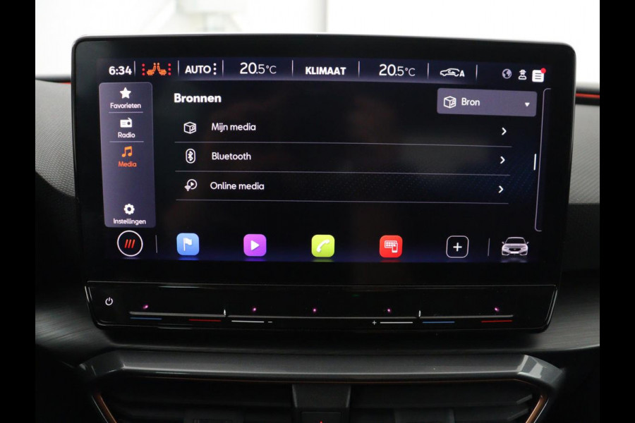 CUPRA Leon 1.5 eTSI Business Edition | Half leder | Stuur/stoel verwarming | Adaptive cruise | Lane assist | Carplay | Sfeerverlichting | Virtueel dashboard | Park assist | Climate control