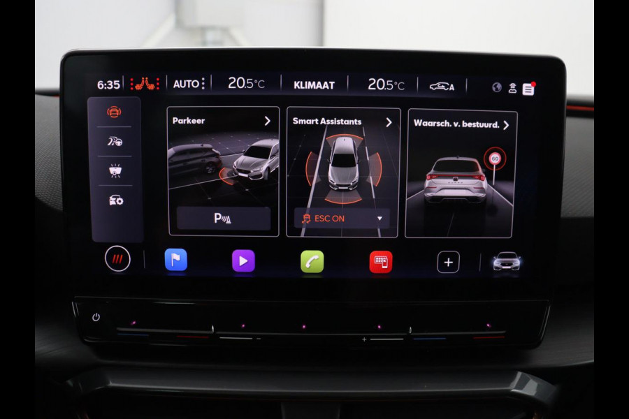 CUPRA Leon 1.5 eTSI Business Edition | Half leder | Stuur/stoel verwarming | Adaptive cruise | Lane assist | Carplay | Sfeerverlichting | Virtueel dashboard | Park assist | Climate control