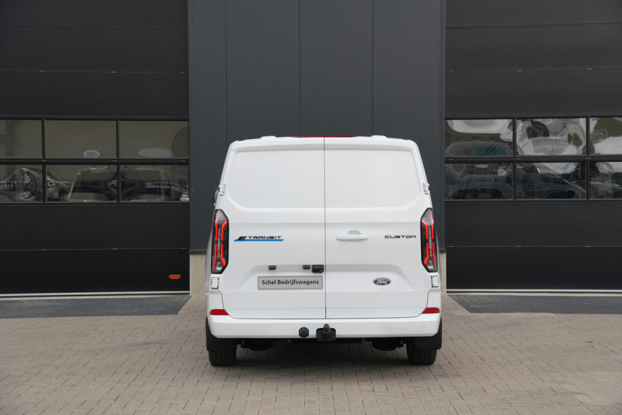 Ford E-Transit Custom 320 L2H1 Limited 71 kWh 218pk - 2x Schuifdeur - Trekhaak - Pro Power - Camera - Carplay - Rijklaar