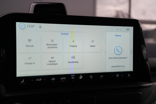 Ford E-Transit Custom 320 L2H1 Limited 71 kWh 218pk - 2x Schuifdeur - Trekhaak - Pro Power - Camera - Carplay - Rijklaar